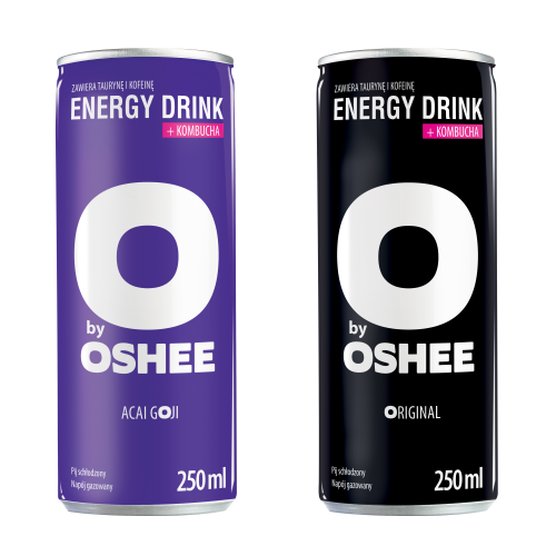 O by Oshee - napój energetyzujacy, smaki: classik i Acai Goji